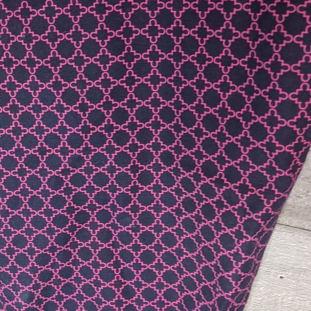 Willi Smith Navy and Pink crop pants 12 - Picture 4 of 5